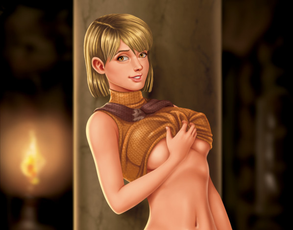 Обои картинки фото рисованное, люди, фон, взгляд, девушка