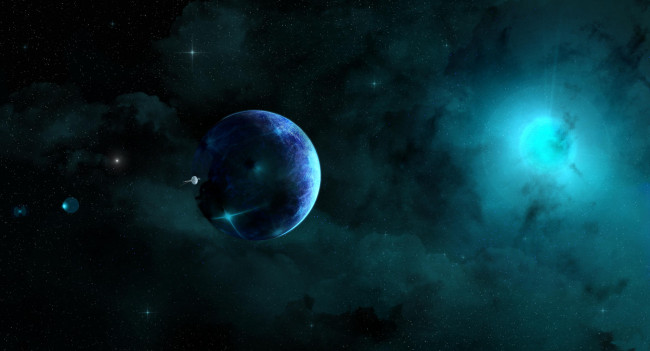 Обои картинки фото космос, арт, вселенная, созвездия, звёзды, планеты