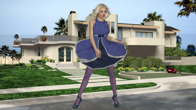 Обои картинки фото 3д графика, люди , people, девушка, взгляд, фон