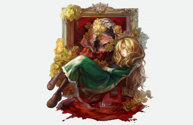 Обои картинки фото аниме, ib, девочки