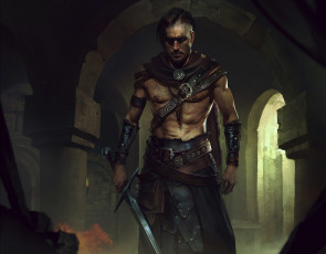 обоя видео игры, the elder scrolls,  legends, персонаж