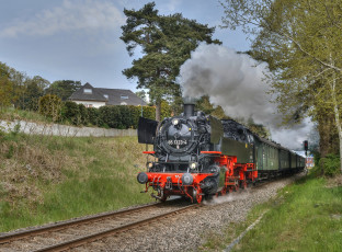 Картинка техника паровозы состав локомотив