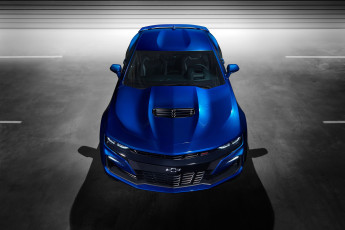 Картинка 2018+chevrolet+camaro+ss автомобили camaro синий купе ss chevrolet 2018