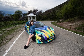 Картинка автомобили -авто+с+девушками девушки авто