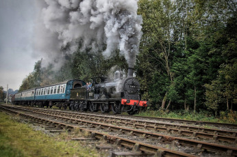 Картинка техника паровозы локомотив состав