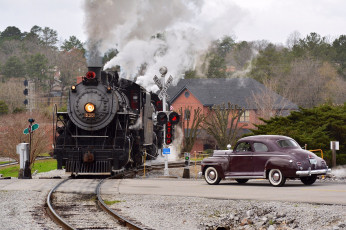 Картинка техника паровозы состав локомотив