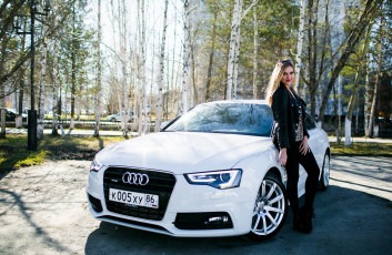 обоя автомобили, -авто с девушками, авто, девушки