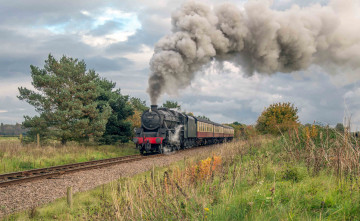 Картинка техника паровозы локомотив состав