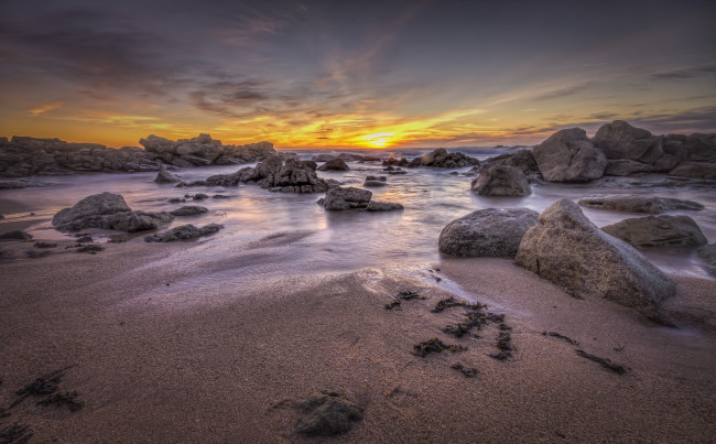 Обои картинки фото природа, восходы, закаты, простор