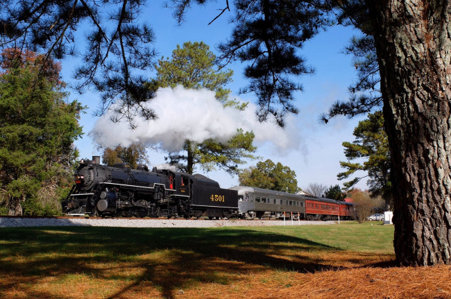 Обои картинки фото техника, паровозы, состав, локомотив