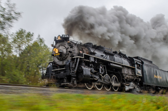 Обои картинки фото техника, паровозы, состав, локомотив
