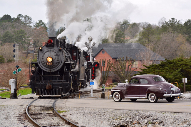 Обои картинки фото техника, паровозы, состав, локомотив