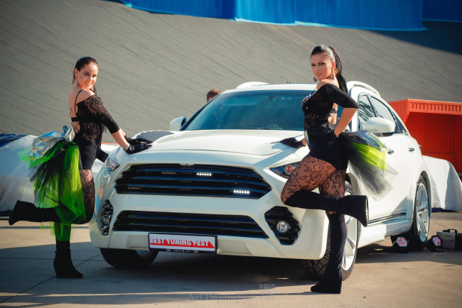 Обои картинки фото автомобили, -авто с девушками, девушки, авто