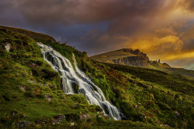 Обои картинки фото природа, водопады, простор