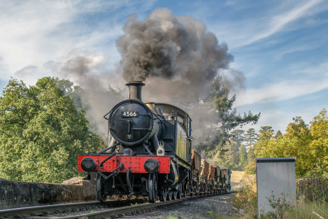 Обои картинки фото техника, паровозы, состав, локомотив