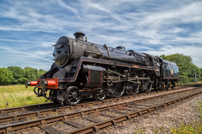 Обои картинки фото техника, паровозы, состав, локомотив