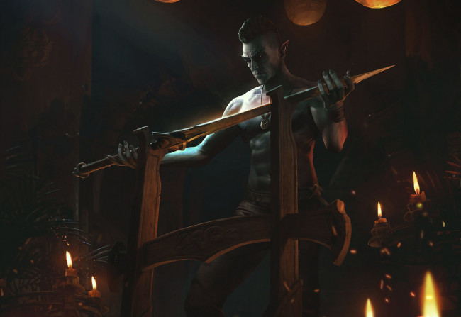 Обои картинки фото видео игры, the elder scrolls,  legends, персонаж