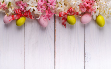 Картинка праздничные пасха крашенки гиацинты