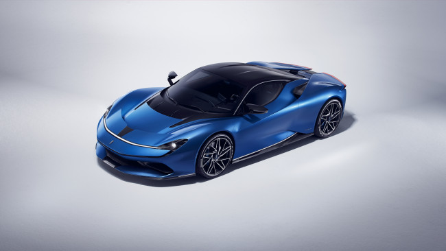 Обои картинки фото 2019 pininfarina battista iconica, автомобили, pininfarina, 2019, battista, iconica, суперкар, синий