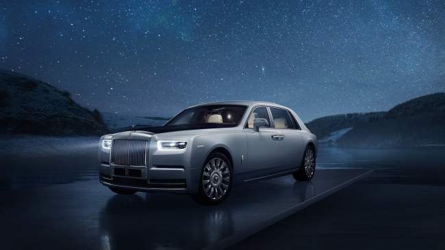 Обои картинки фото 2019 rolls-royce phantom tranquillity, автомобили, rolls-royce, 2019, rolls, royce, phantom, tranquillity, роллс, ройс, лимузин
