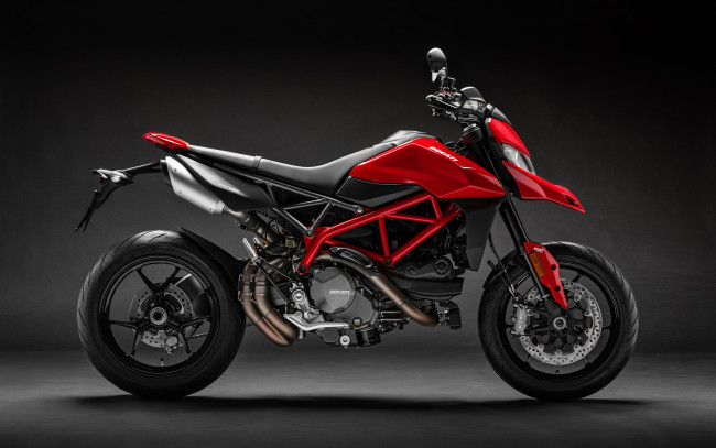 Обои картинки фото 2019 ducati hypermotard 950, мотоциклы, ducati, дукати, вид, сбоку, супербайки, итальянские