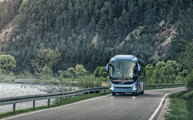 Обои картинки фото 2019 volvo 9700, автомобили, автобусы, 2019, пассажирский, автобус, вольво, транспортное, средство