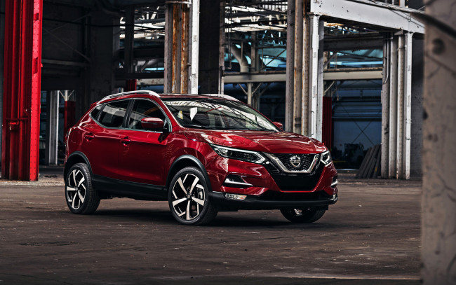 Обои картинки фото 2020 nissan qashqai rogue sport, автомобили, nissan, datsun, красный, кроссовер, новинка, японские