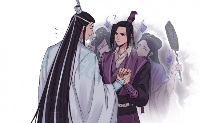 Обои картинки фото аниме, mo dao zu shi, the, untamed, неукротимый, повелитель, чэньцин, мосян, тунсю, mo, dao, zu, shi, магистр, дьявольского, культа