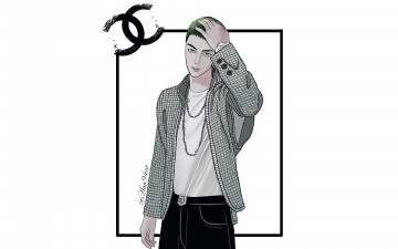 Картинка рисованное люди ван ибо шанель