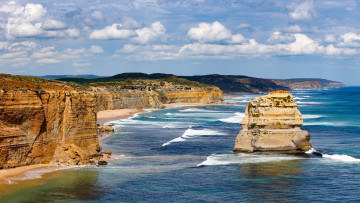 Картинка the+twelve+apostles port+campbell+national+park victoria australia природа побережье the twelve apostles port campbell national park