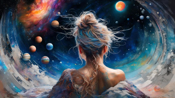 Картинка фэнтези девушки нейросети графика нейроарт ai art нейронные сети рисунки нейро искусство нейрографика graphics neuroart neural networks drawings neuro neurography