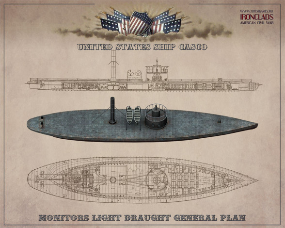 Обои картинки фото ironclads, american, civil, war, видео, игры