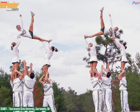 Обои картинки фото спорт, группы, поддержки