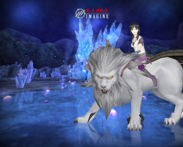 Обои картинки фото видео, игры, shin, megami, tensei, imagine, online