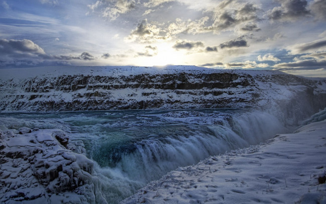 Обои картинки фото природа, водопады