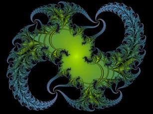 Картинка 3д графика fractal фракталы цвета фон узор