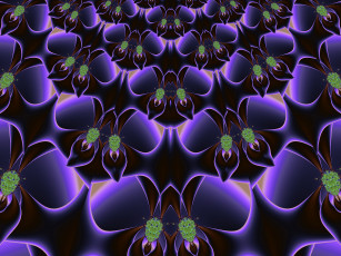 Картинка 3д графика fractal фракталы узор цвета фон