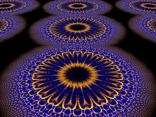 Картинка 3д графика fractal фракталы узор цвета фон