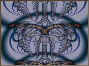 Картинка 3д графика fractal фракталы узор цвета фон