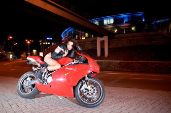 Картинка мотоциклы мото девушкой