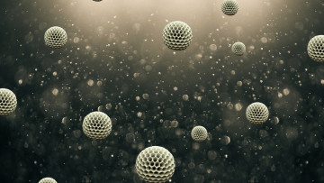 Картинка 3д графика шары