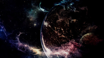 Картинка космос арт планеты