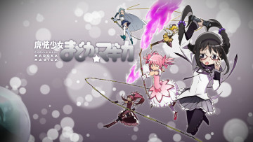 Картинка mahou shoujo madoka magika аниме magica sakura kyouko kaname akemi homura tomoe mami miki sayaka