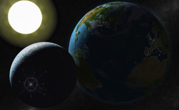 Картинка космос арт планеты