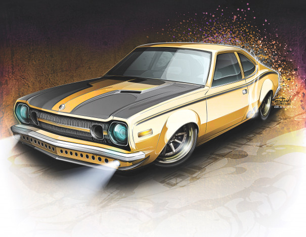 Обои картинки фото автомобили, векторная, графика, tuner