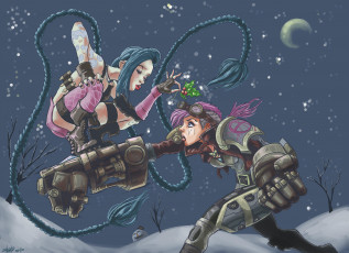 Картинка видео+игры league+of+legends jinx vi lol league of legends