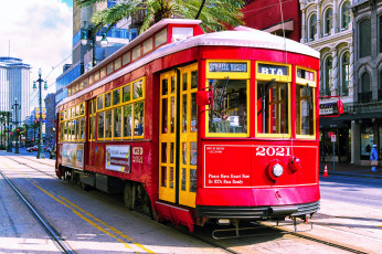 Картинка техника трамваи трамвай рельсы город