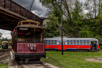 Картинка техника трамваи трамвай рельсы город