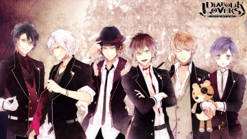 Картинка аниме diabolik+lovers diabolik lovers парни sakamaki reiji ayato kanato