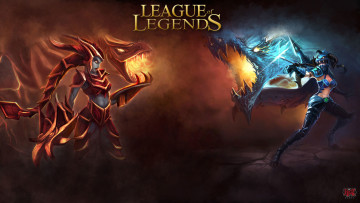 Картинка видео+игры league+of+legends vayne league of legend shivana vs lol